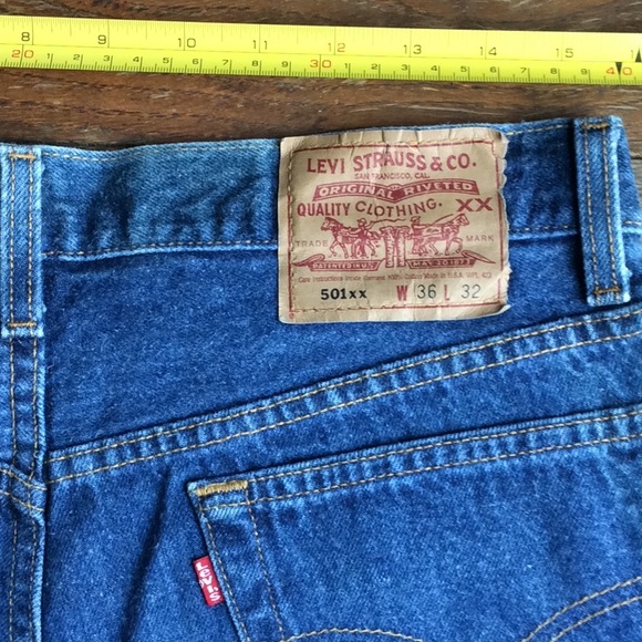 Levi 501 Vintage (80-90’s) jeans. Made in USA - Picture 8 of 8